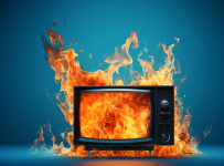 Если загорелась бытовая техника